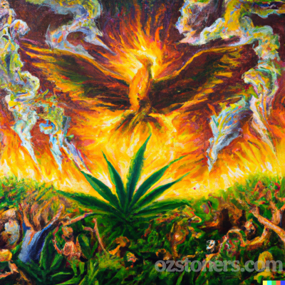 Burning Phoenix & Cannabis Fields p2